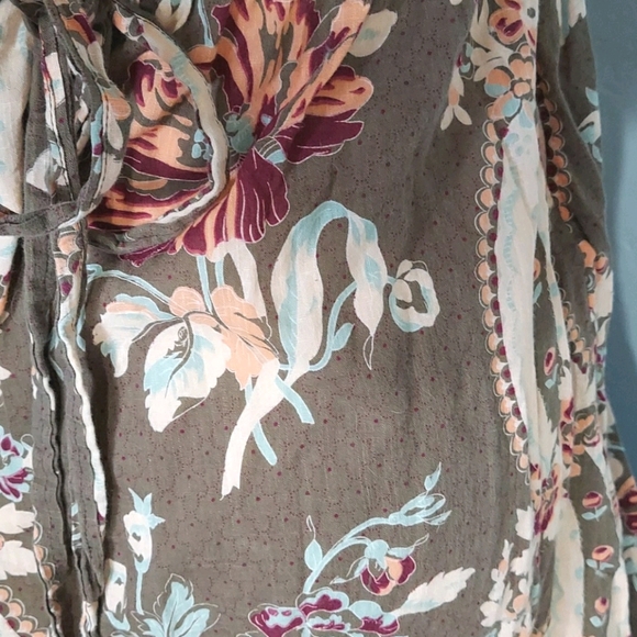 Free People dress floral empire waist 10 - Picture 3 of 13